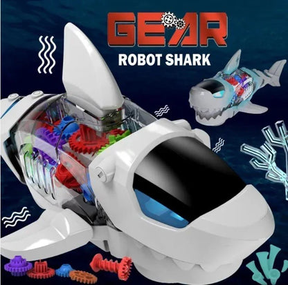 Universal Shark Toy with Light | LED Musical Swimming Shark Toy for Kids UAE 🦈💡